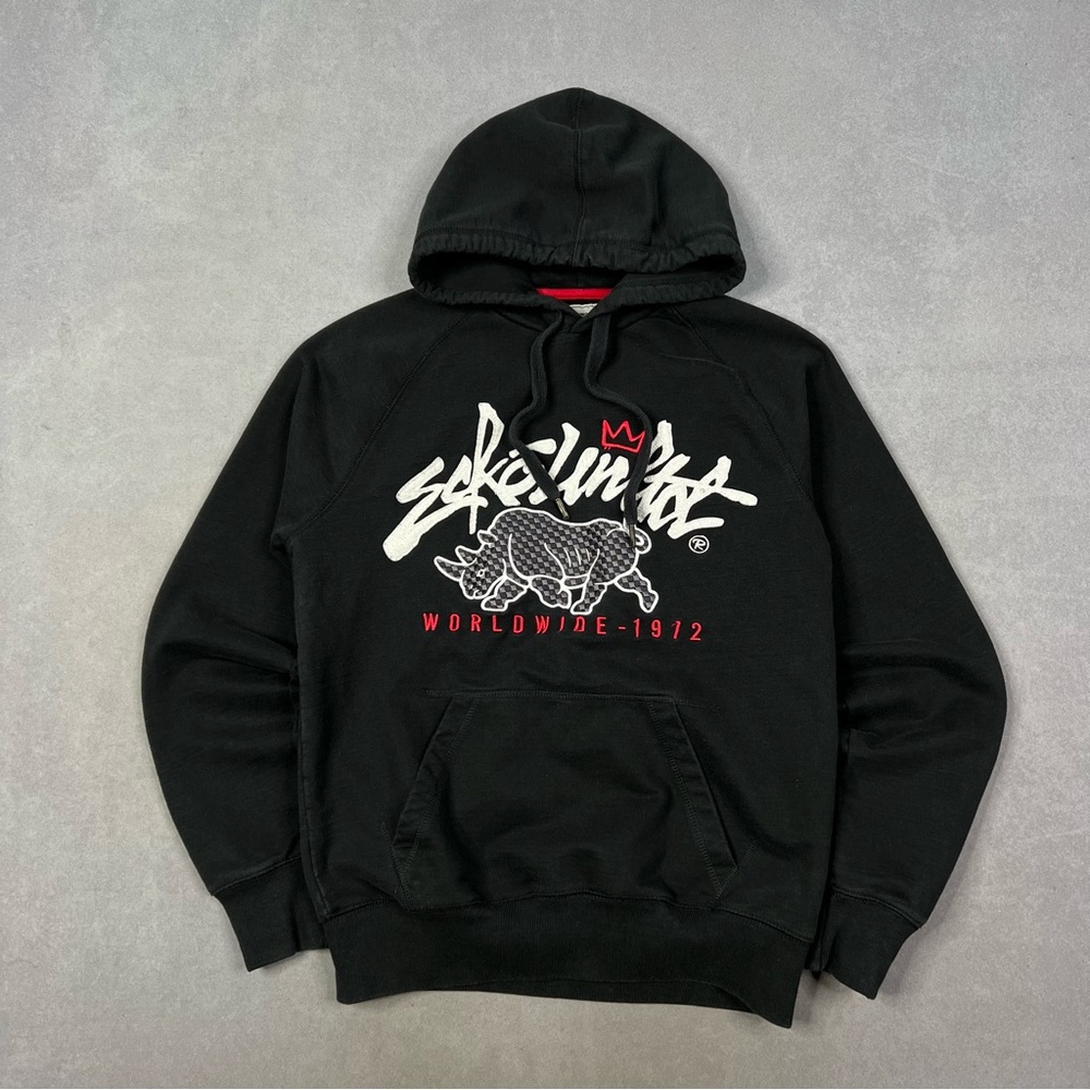 Ecko Black Hoodie Y2K